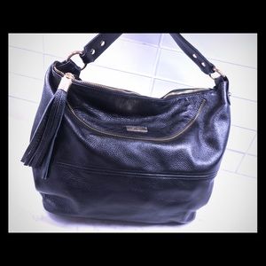 Onna Ehrlich black shoulder bag.